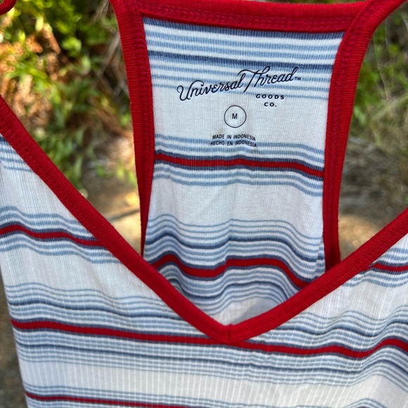Universal Thread | Tops | Universal Thread Multi Colored Stripe Tank ...